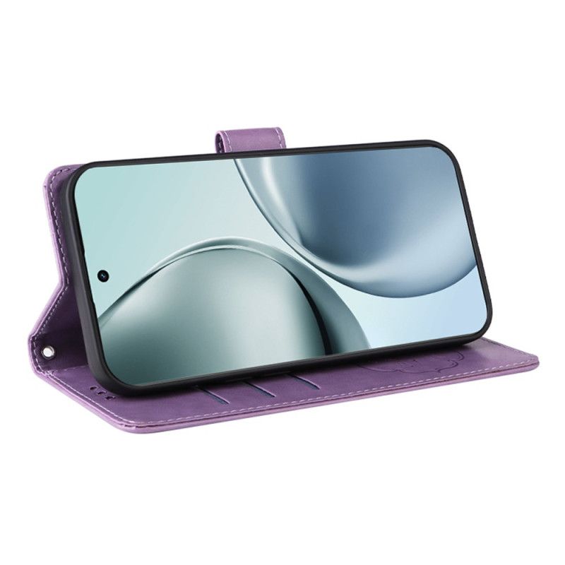 Folio Deksel Realme 14 Pro 5g Blomster Og Sommerfugler