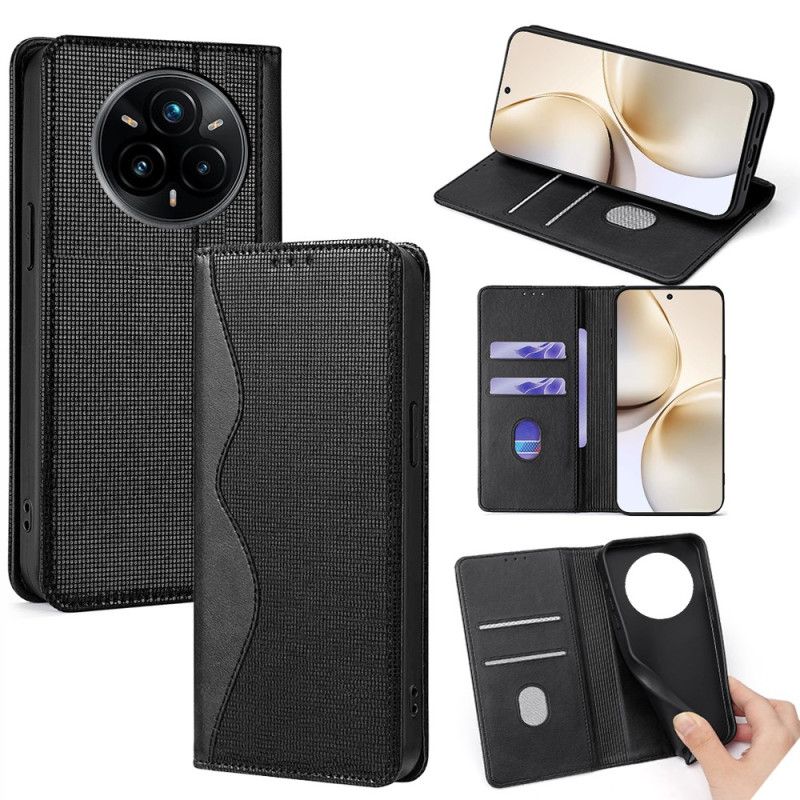 Folio Deksel Til Realme 14 Pro 5g Bølget Design