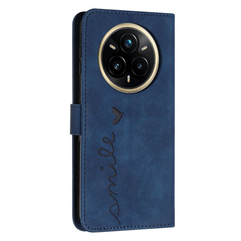 Folio Deksel Til Realme 14 Pro 5g Smil Med Stropp