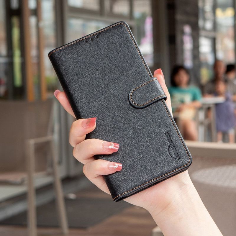 Lærdeksel Folio Deksel Realme 14 Pro 5g Mobildeksel Klassisk