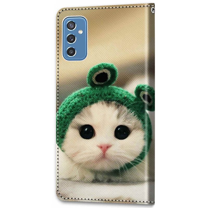 Folio Deksel Til Samsung Galaxy M52 5G Beanie Kattunge