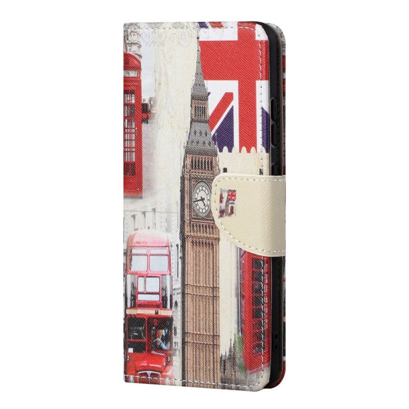 Folio Deksel Til Samsung Galaxy M52 5G London