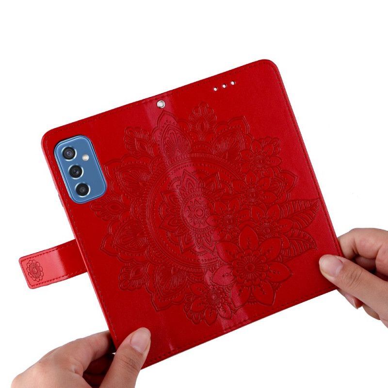 Lærdeksel Til Samsung Galaxy M52 5G Blomstermandala