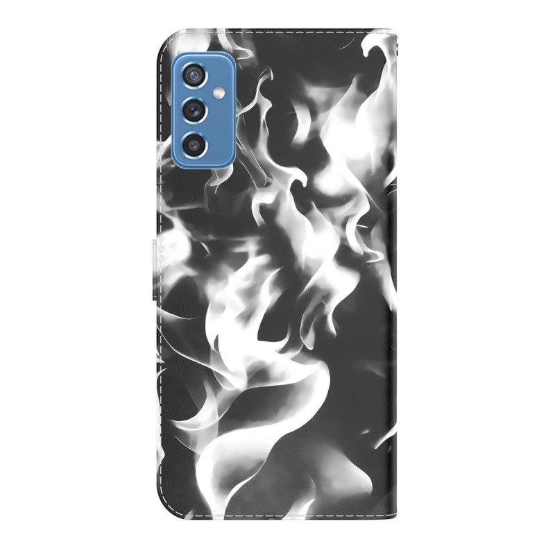 Lærdeksel Til Samsung Galaxy M52 5G Flammer