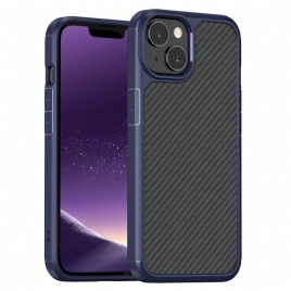Deksel Til iPhone 14 Klar Karbonfiber