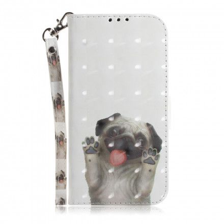 Folio Deksel Til Samsung Galaxy A32 5G Med Kjede Love My Dog Thong