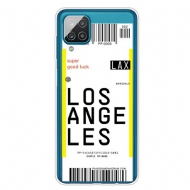 Deksel Til Samsung Galaxy M12 / A12 Boardingkort Til Los Angeles