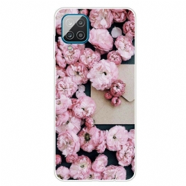 Deksel Til Samsung Galaxy M12 / A12 Intense Blomster