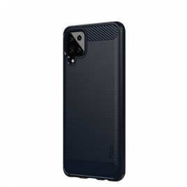 Deksel Til Samsung Galaxy M12 / A12 Mofi Børstet Karbonfiber