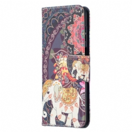 Folio Deksel Til Samsung Galaxy M12 / A12 Indisk Elefant