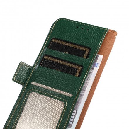 Folio Deksel Til Sony Xperia 5 III Liche Leather Khazneh Rfid