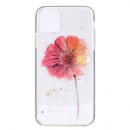 Deksel Til iPhone 12 / 12 Pro Sømløst Blomstermønster I Akvarell
