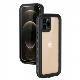 Deksel Til iPhone 12 / 12 Pro Vanntett Gjennomsiktig Rødepunkt