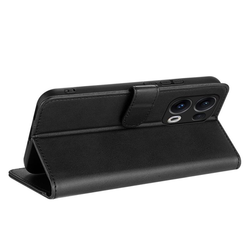 Lærdeksel Folio Deksel Oppo Reno 13 Pro 5g Mobildeksel Azns Skinneffekt