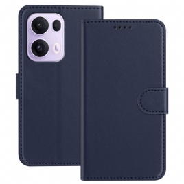 Lærdeksel Folio Deksel Oppo Reno 13 Pro 5g Mobildeksel Hybrid