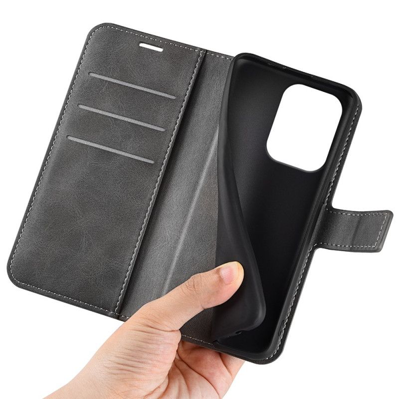 Lærdeksel Folio Deksel Oppo Reno 13 Pro 5g Mobildeksel Skinnstil