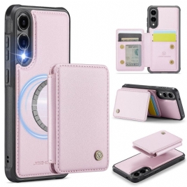 Deksel Samsung Galaxy S25 5g Edge Avtakbar Magnetisk Kortholder Fra Jeehood Beskyttelse Deksel