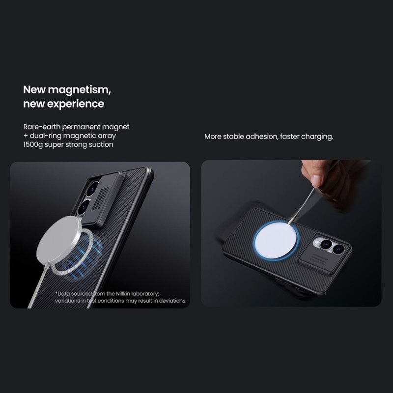 Deksel Samsung Galaxy S25 5g Edge Camshield Pro Med Skyvedeksel For Kamera Nillkin