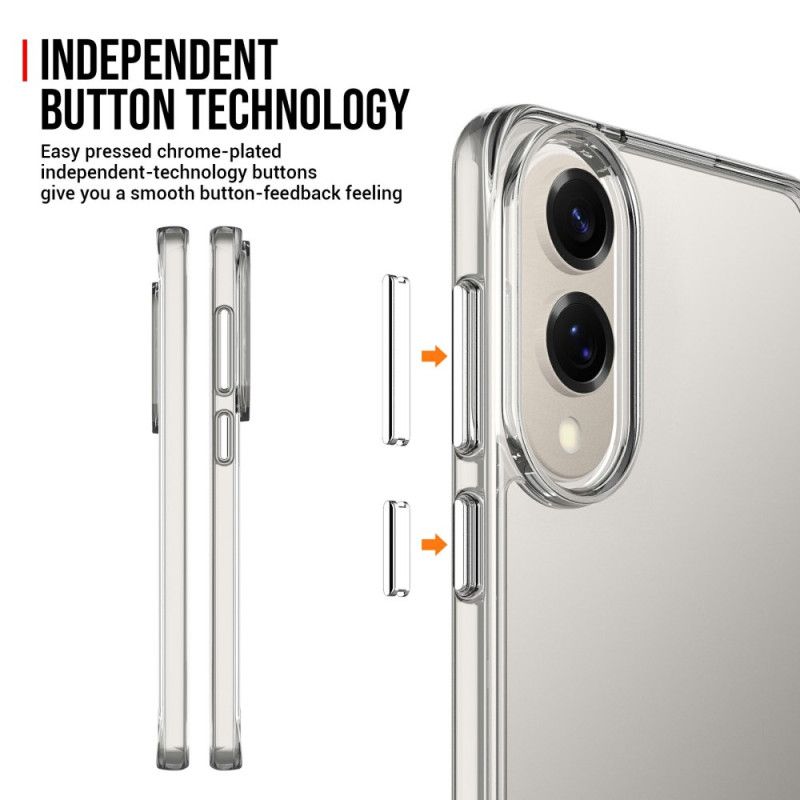 Deksel Samsung Galaxy S25 5g Edge Gjennomsiktig