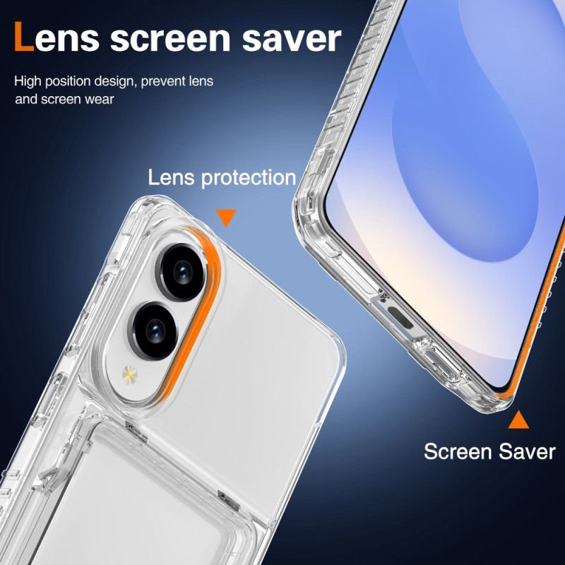 Deksel Samsung Galaxy S25 5g Edge Klar Og Kortholder