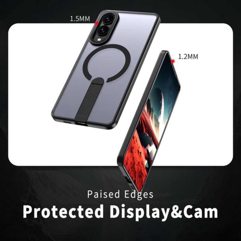 Deksel Samsung Galaxy S25 5g Edge Kompatibel Med Magsafe Med Integrert Stativ