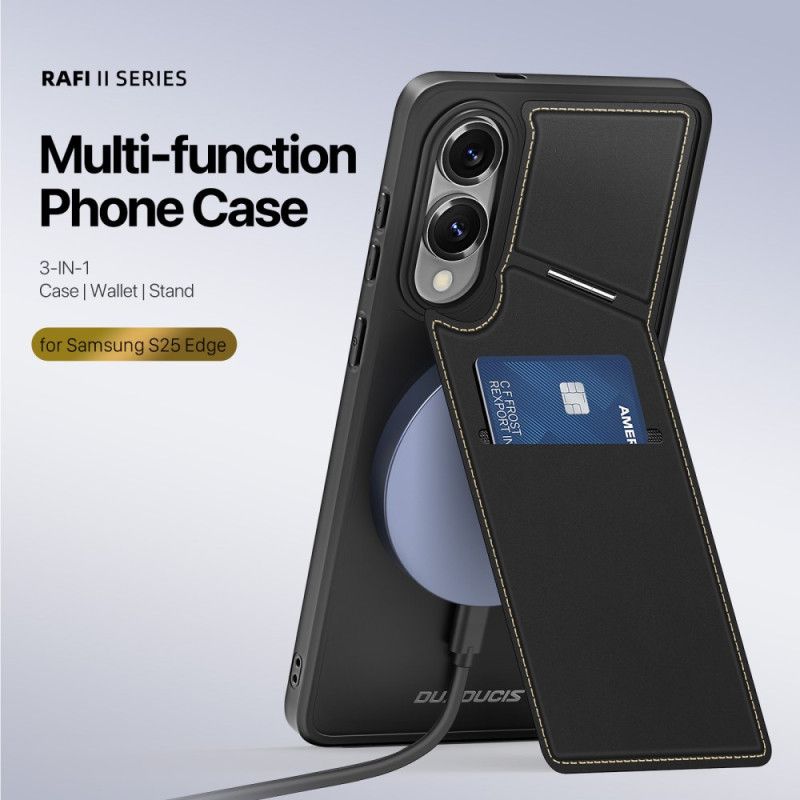 Deksel Samsung Galaxy S25 5g Edge Magnetisk Med Kortholder