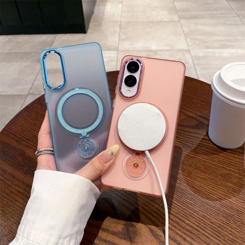 Deksel Samsung Galaxy S25 5g Edge Magsafe-kompatibel Med Frostet Overflate Beskyttelse Deksel