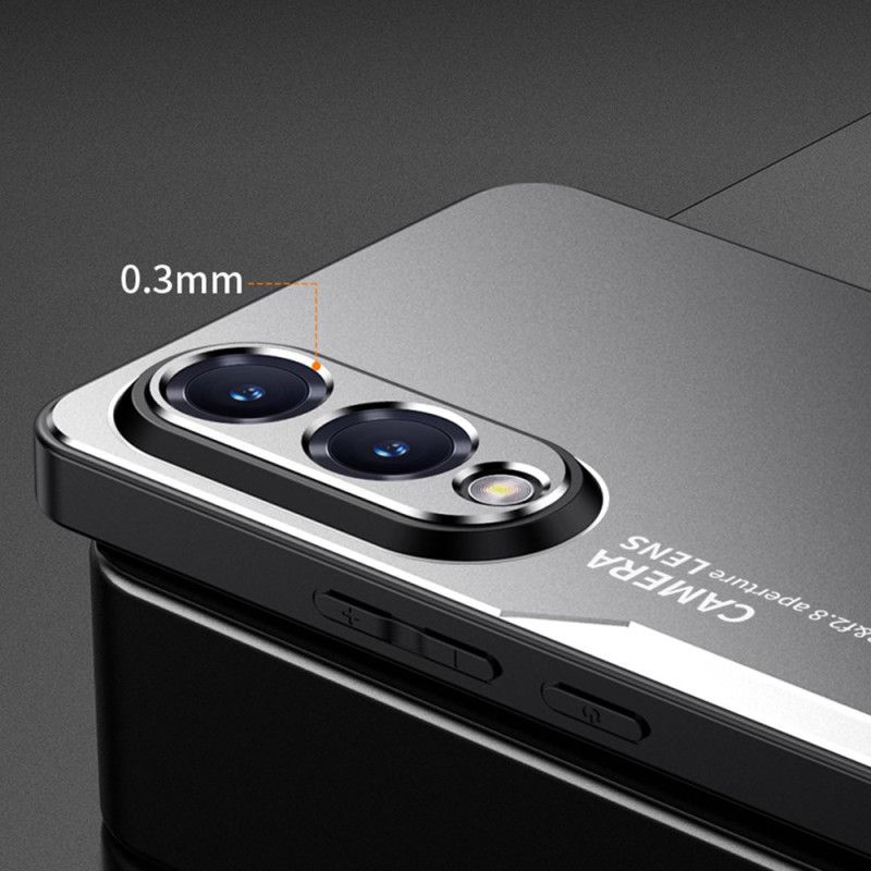 Deksel Samsung Galaxy S25 5g Edge Metalleffekt