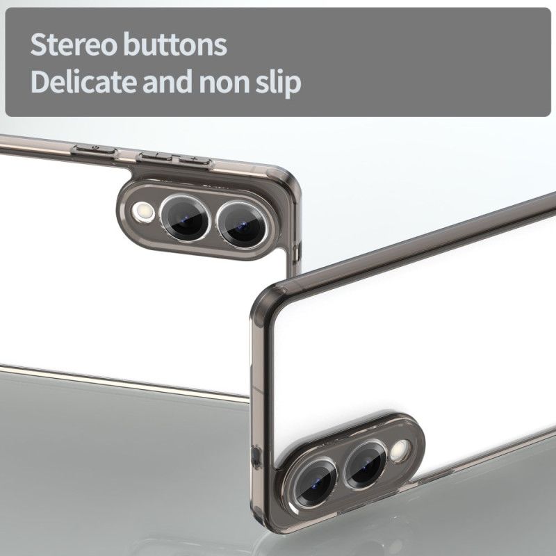 Deksel Samsung Galaxy S25 5g Edge Metalleffektkant