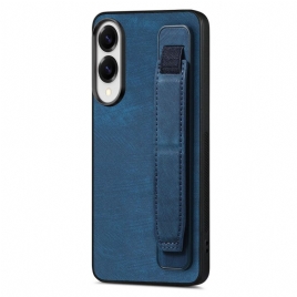 Deksel Samsung Galaxy S25 5g Edge Mobildeksel Retrostil Med Stativstropp