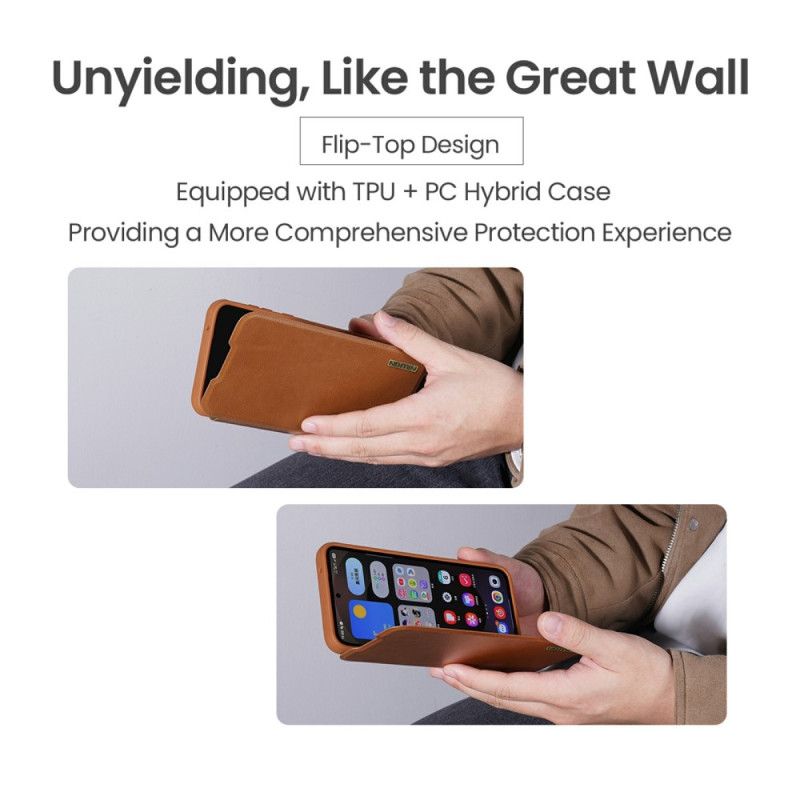 Deksel Samsung Galaxy S25 5g Edge Qin Pro-serien Nillkin