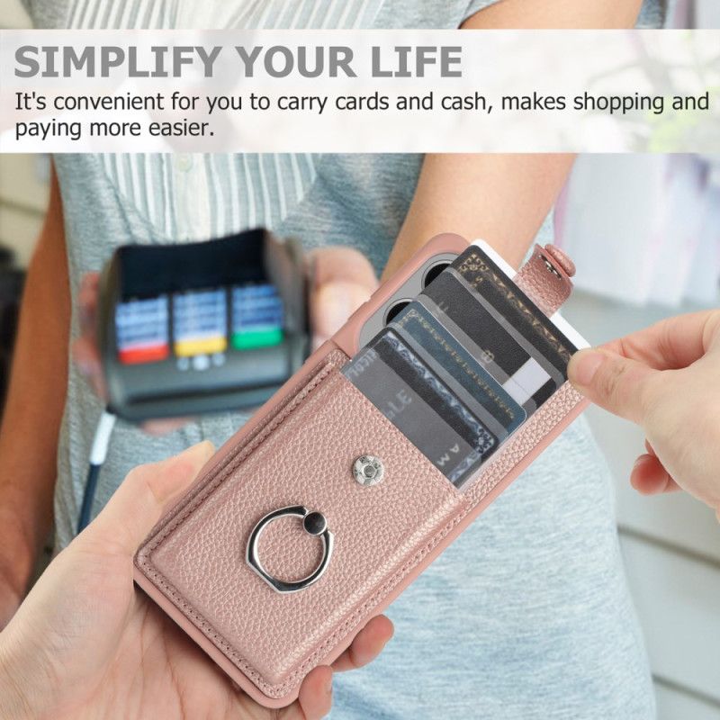 Deksel Samsung Galaxy S25 5g Edge Ringholder Og Kortholder