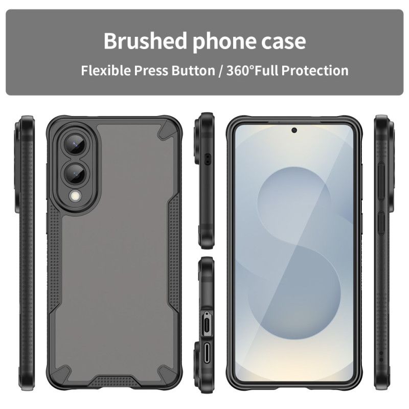 Deksel Til Samsung Galaxy S25 5g Edge Børstet Gjennomsiktig