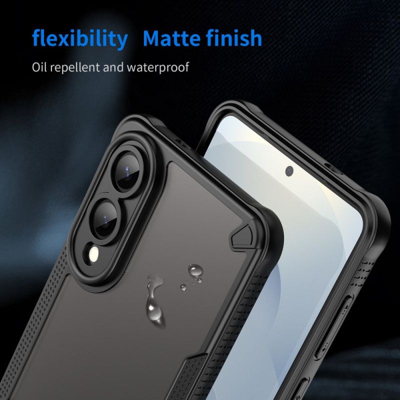 Deksel Til Samsung Galaxy S25 5g Edge Børstet Gjennomsiktig