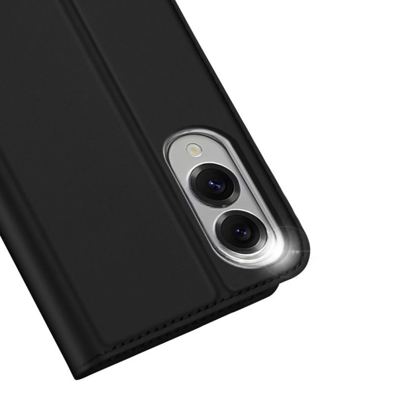 Folio Deksel Lær Samsung Galaxy S25 5g Edge Mobildeksel Dux Ducis Pro-seriens Deksel