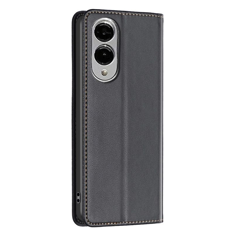 Folio Deksel Lær Samsung Galaxy S25 5g Edge Mobildeksel Klassisk Binfen-farge