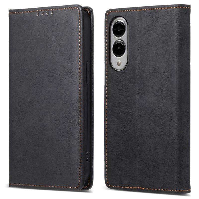 Folio Deksel Lær Samsung Galaxy S25 5g Edge Mobildeksel Rfid-blokkerende Kunstlær