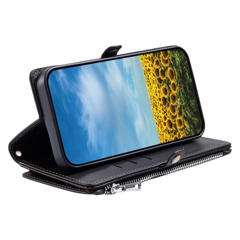 Folio Deksel Samsung Galaxy S25 5g Edge Ergonomisk Håndleddsstropp Beskyttelse Deksel