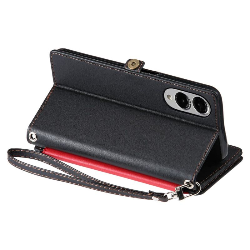 Folio Deksel Samsung Galaxy S25 5g Edge Ergonomisk Håndleddsstropp Beskyttelse Deksel