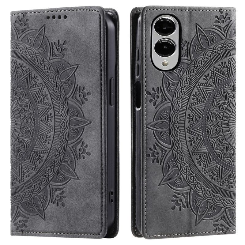 Folio Deksel Samsung Galaxy S25 5g Edge Mandala Semsket Skinneffekt