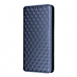 Folio Deksel Til Samsung Galaxy S25 5g Edge 3d-kuber