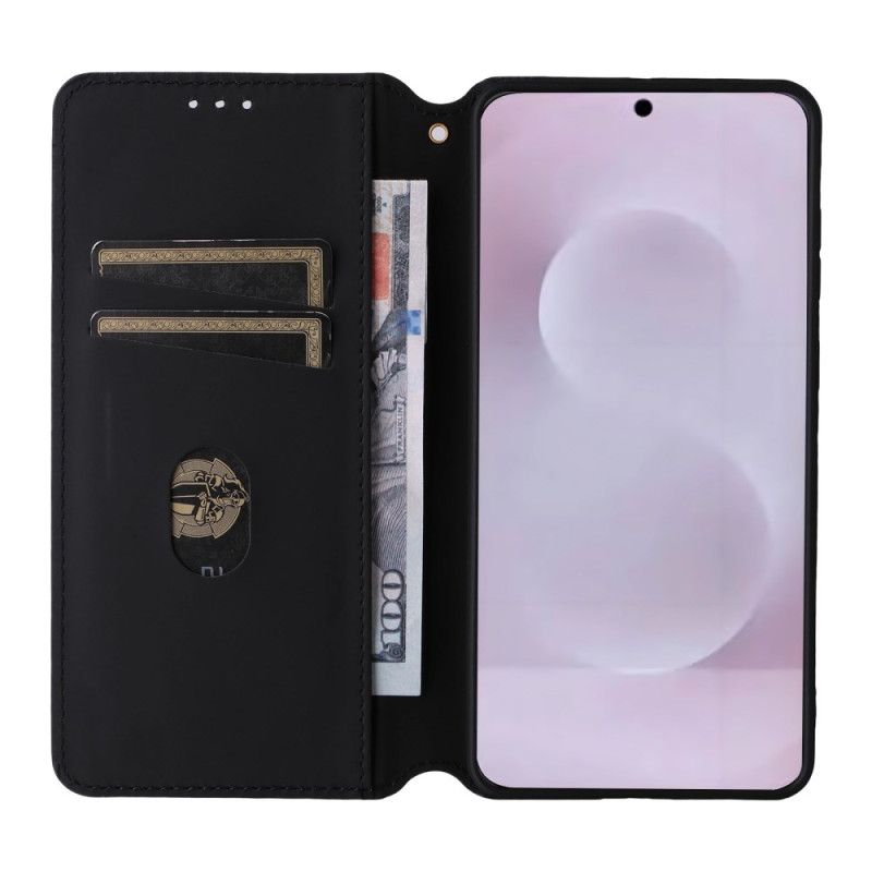 Folio Deksel Til Samsung Galaxy S25 5g Edge 3d-kuber