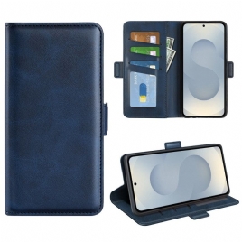 Folio Deksel Til Samsung Galaxy S25 5g Edge Dobbel Magnetlås