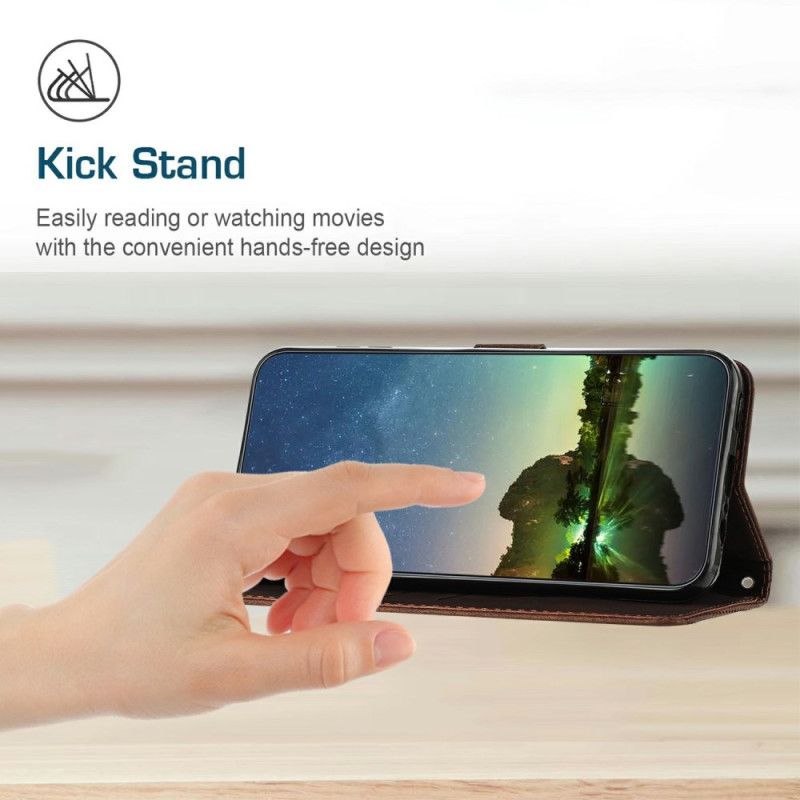 Folio Deksel Til Samsung Galaxy S25 5g Edge Geometrisk Design