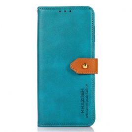 Folio Deksel Til Samsung Galaxy S25 5g Edge Khazneh Gullspenne