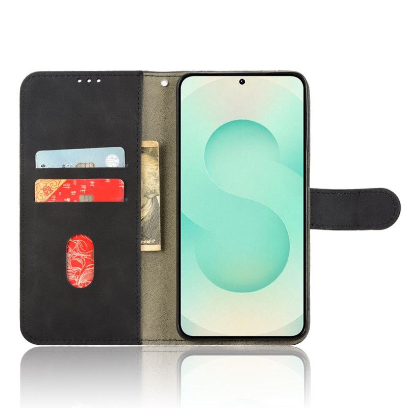 Folio Deksel Til Samsung Galaxy S25 5g Edge Semsket Skinneffekt