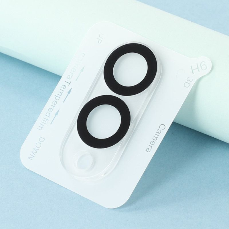 Herdet Glasslinsebeskytter For Samsung Galaxy S25 Edge (svart Sirkulært Design)