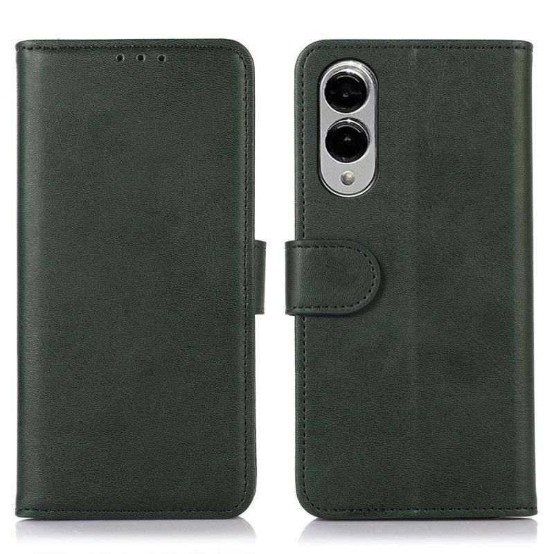 Lærdeksel Folio Deksel Samsung Galaxy S25 5g Edge Mobildeksel Teksturert Skinn