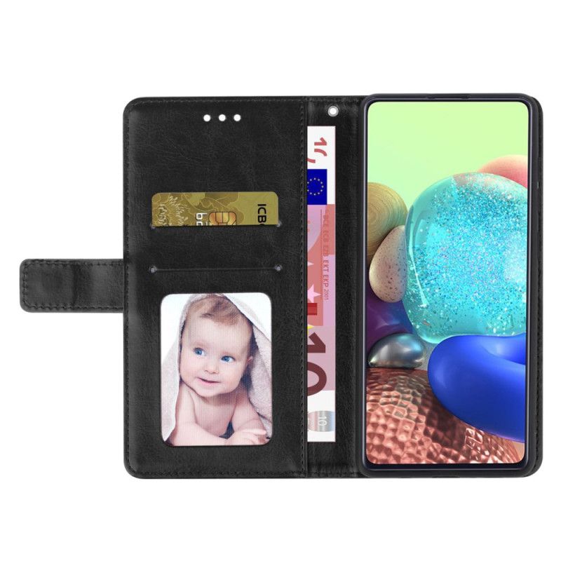 Lærdeksel Folio Deksel Samsung Galaxy S25 5g Edge Mobildeksel Y-design Med Stropp