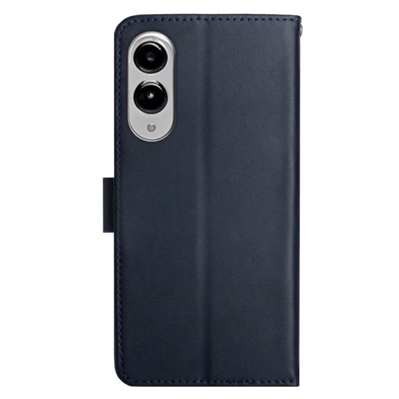 Lærdeksel Folio Deksel Samsung Galaxy S25 5g Edge Nappaskinn